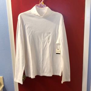 Mock turtleneck shirt